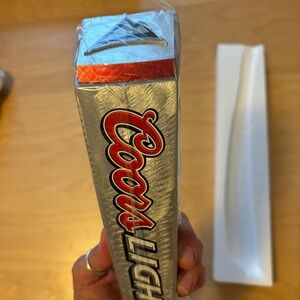 Coors light 14.5 tap handle Brand new sealed in original packaging.